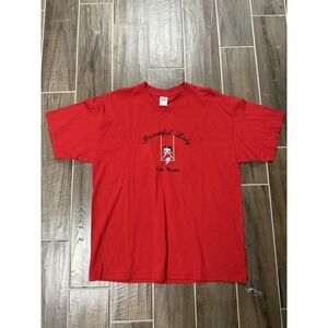 Vintage Betty Boop Las Vegas Beautiful Lady T Shirt Mens XL Red